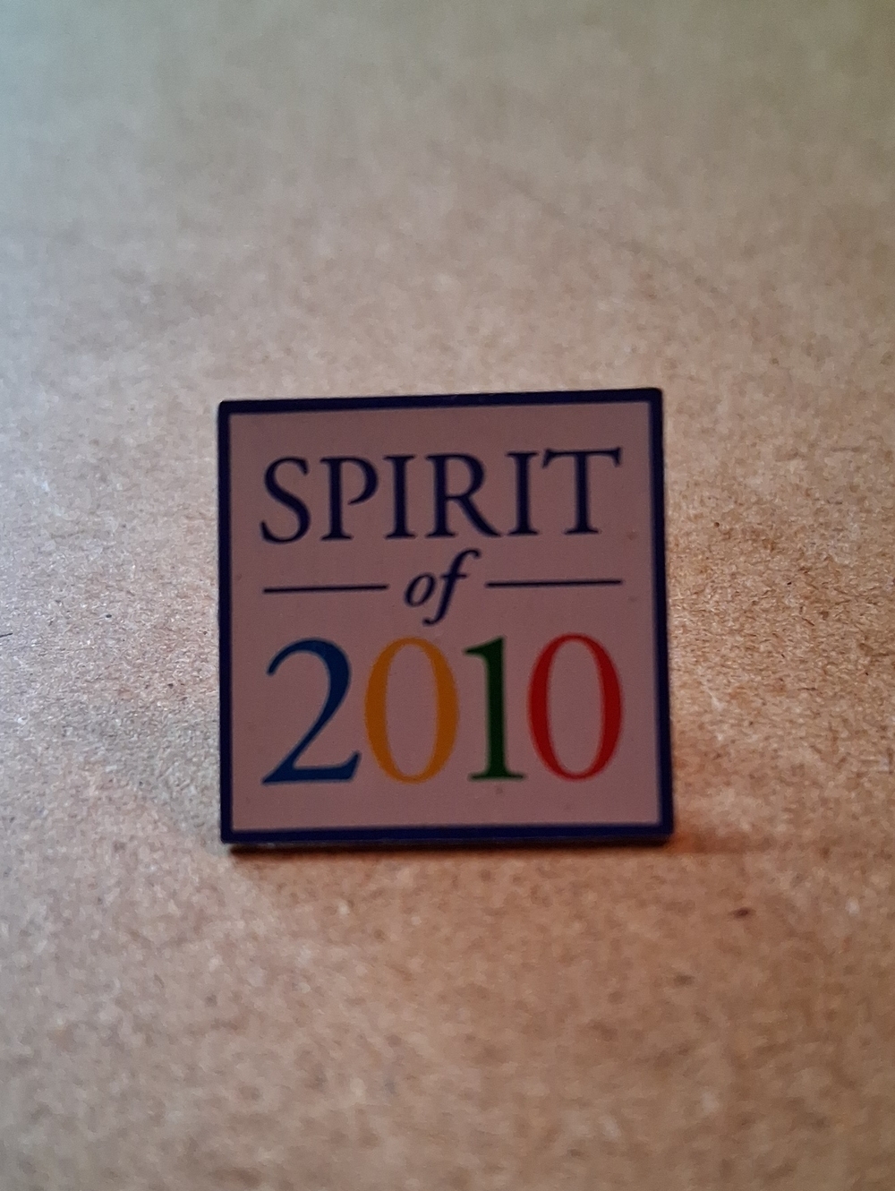 Spirit of 2010 Enamel Pin - Multicolor
